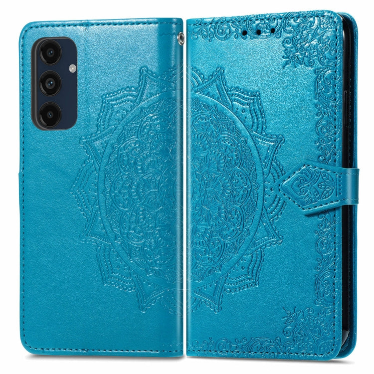 Mandala Flower Embossed Leather Phone Case
