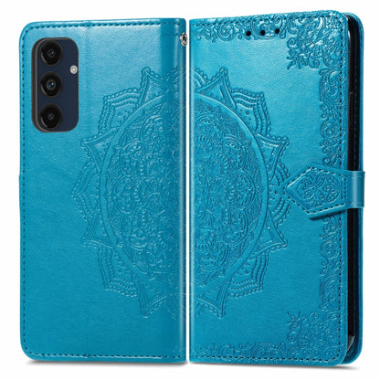 Mandala Flower Embossed Leather Phone Case