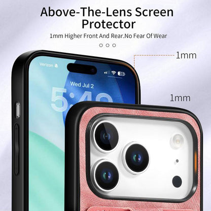 Retro Skin-feel Ring Card Wallet Phone Case