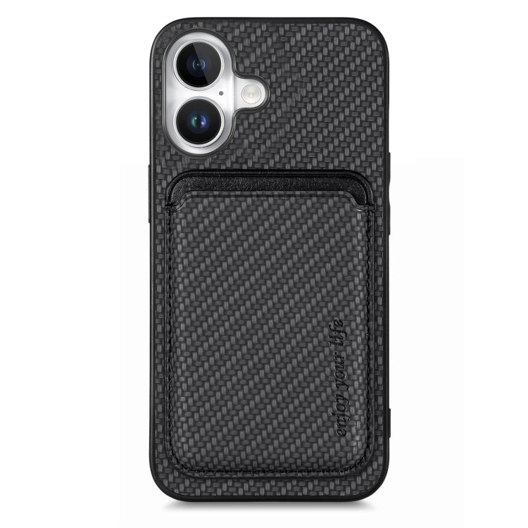 Carbon Fiber Leather Card Magsafe Phone Case