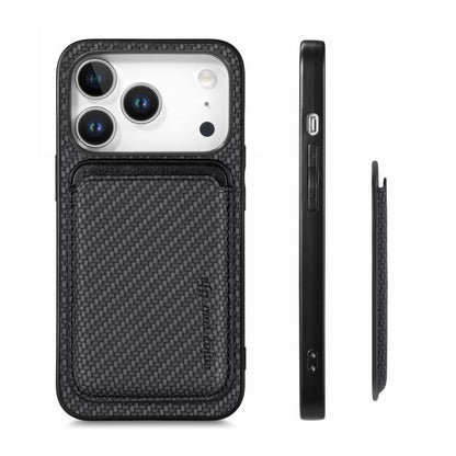 Carbon Fiber Leather Card Magsafe Phone Case
