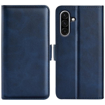 Dual-side Magnetic Buckle Horizontal Flip Leather Phone Case