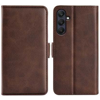 Dual-side Magnetic Buckle Horizontal Flip Leather Phone Case