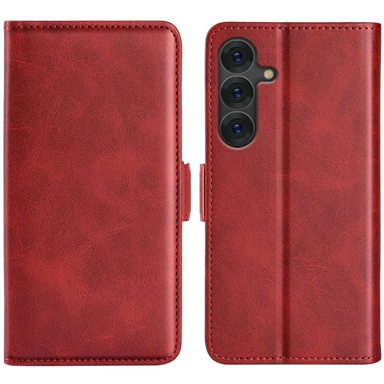 Dual-side Magnetic Buckle Horizontal Flip Leather Phone Case