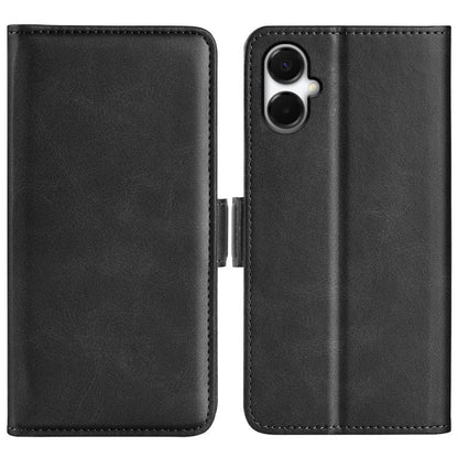 Dual-side Magnetic Buckle Horizontal Flip Leather Phone Case