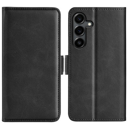 Dual-side Magnetic Buckle Horizontal Flip Leather Phone Case