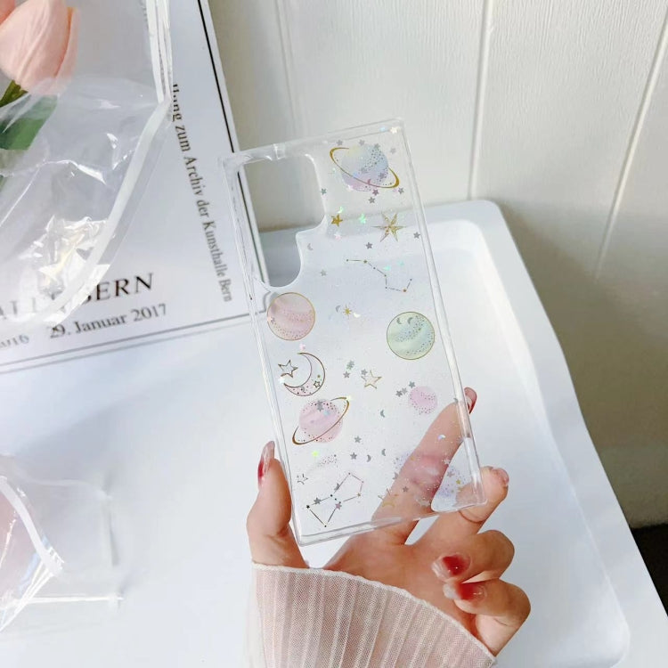 Cosmic Star Glitter Epoxy TPU Phone Case