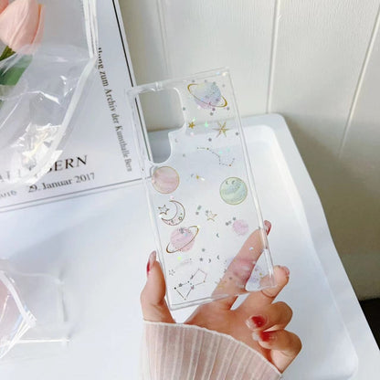 Cosmic Star Glitter Epoxy TPU Phone Case