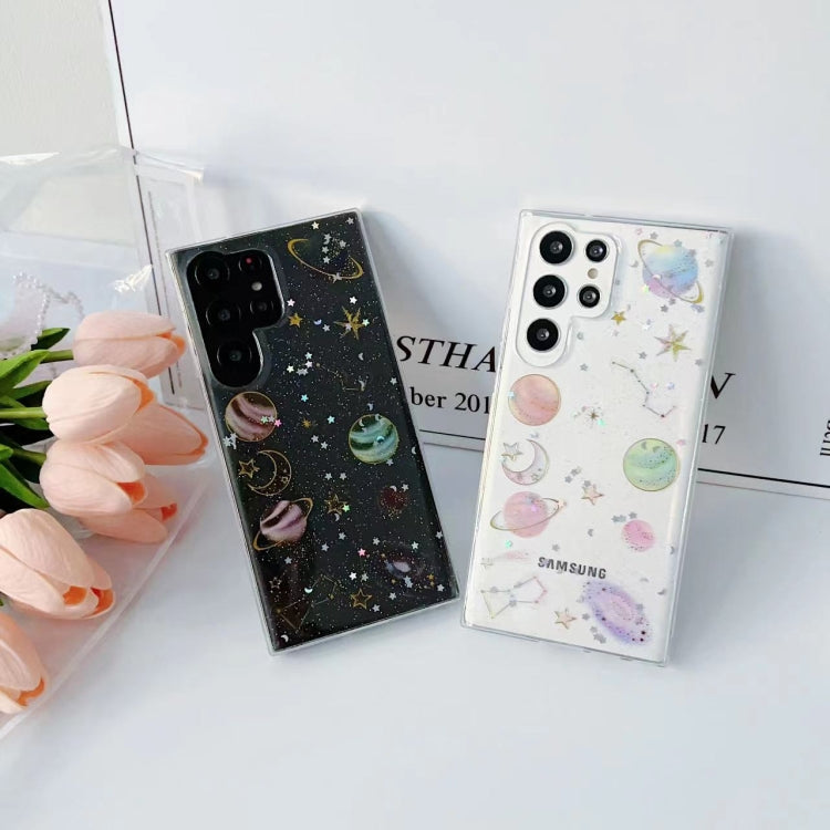 Cosmic Star Glitter Epoxy TPU Phone Case