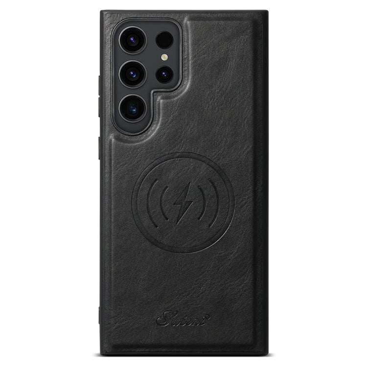 Suteni H15  Oil Eax Leather Detachable Wallet Back Phone Case