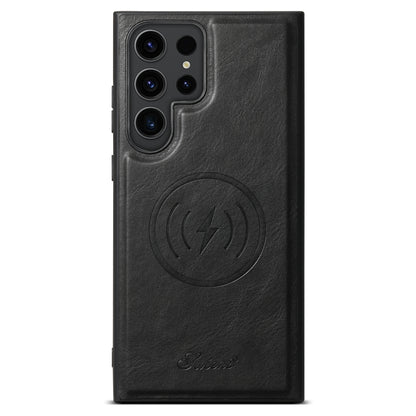 Suteni H15  Oil Eax Leather Detachable Wallet Back Phone Case