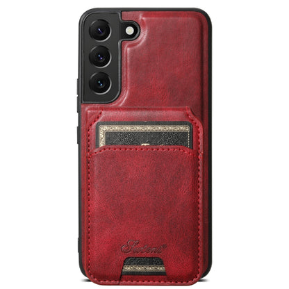 Suteni H15  Oil Eax Leather Detachable Wallet Back Phone Case