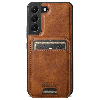 Suteni H15  Oil Eax Leather Detachable Wallet Back Phone Case