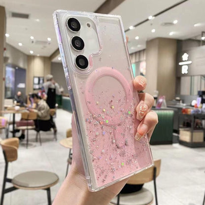 MagSafe Glitter Hybrid Clear TPU Phone Case