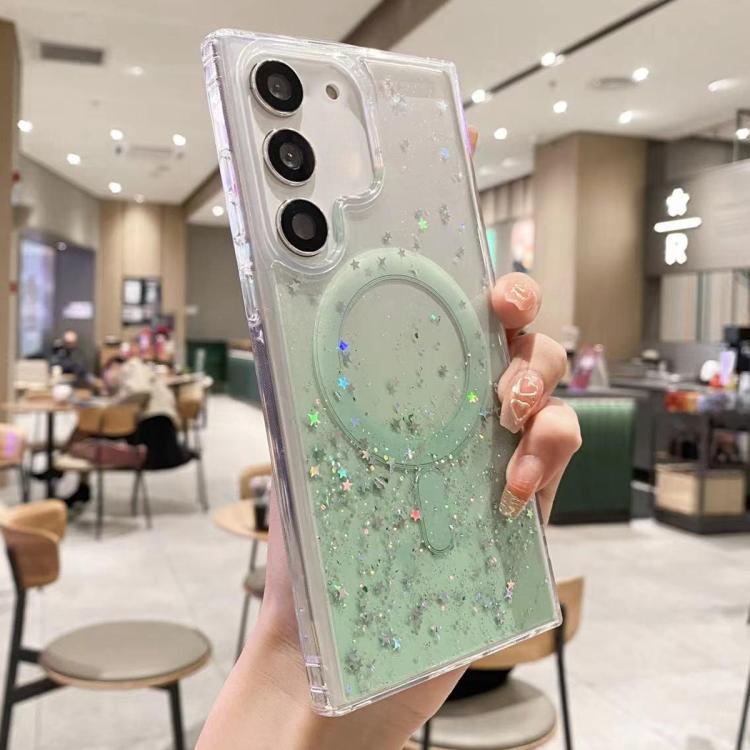 MagSafe Glitter Hybrid Clear TPU Phone Case