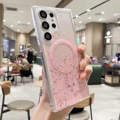 MagSafe Glitter Hybrid Clear TPU Phone Case