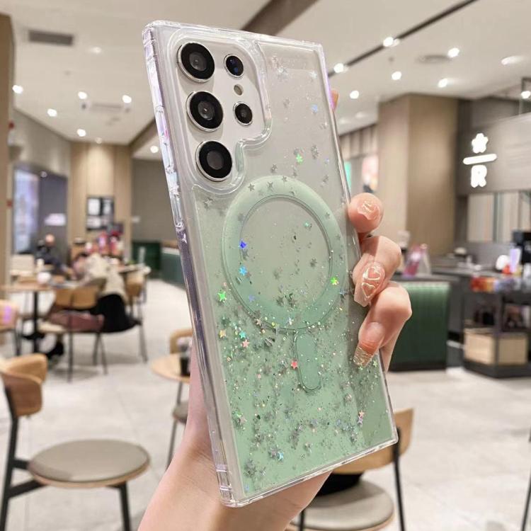 MagSafe Glitter Hybrid Clear TPU Phone Case