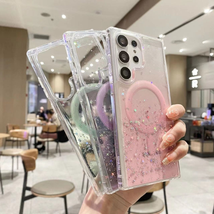 MagSafe Glitter Hybrid Clear TPU Phone Case