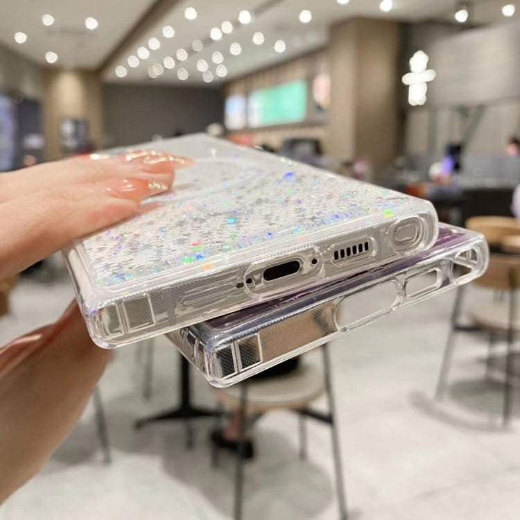 MagSafe Glitter Hybrid Clear TPU Phone Case