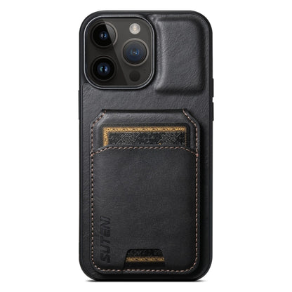 Suteni H02 Leather Wallet Stand Back Phone Case