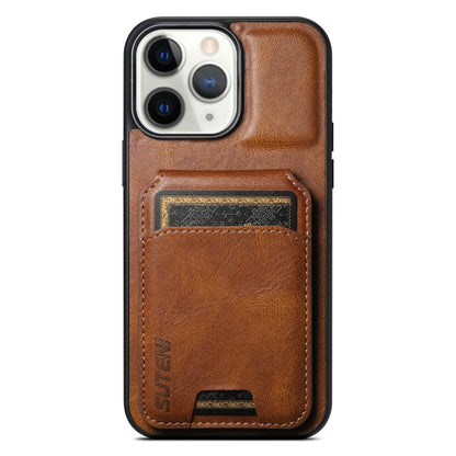 Suteni H02 Leather Wallet Stand Back Phone Case