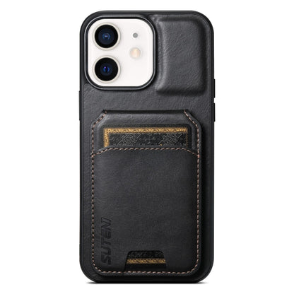 Suteni H02 Leather Wallet Stand Back Phone Case