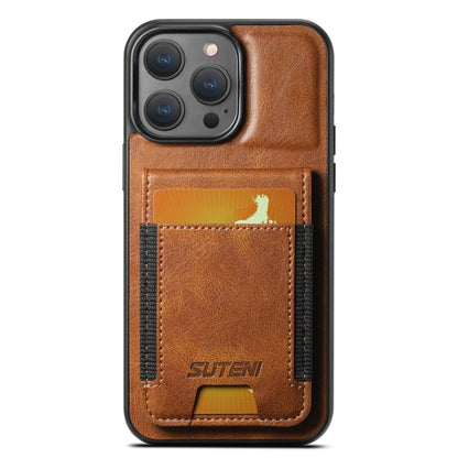 Suteni H03 Oil Wax Leather Wallet Stand Back Phone Case