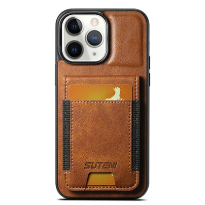 Suteni H03 Oil Wax Leather Wallet Stand Back Phone Case