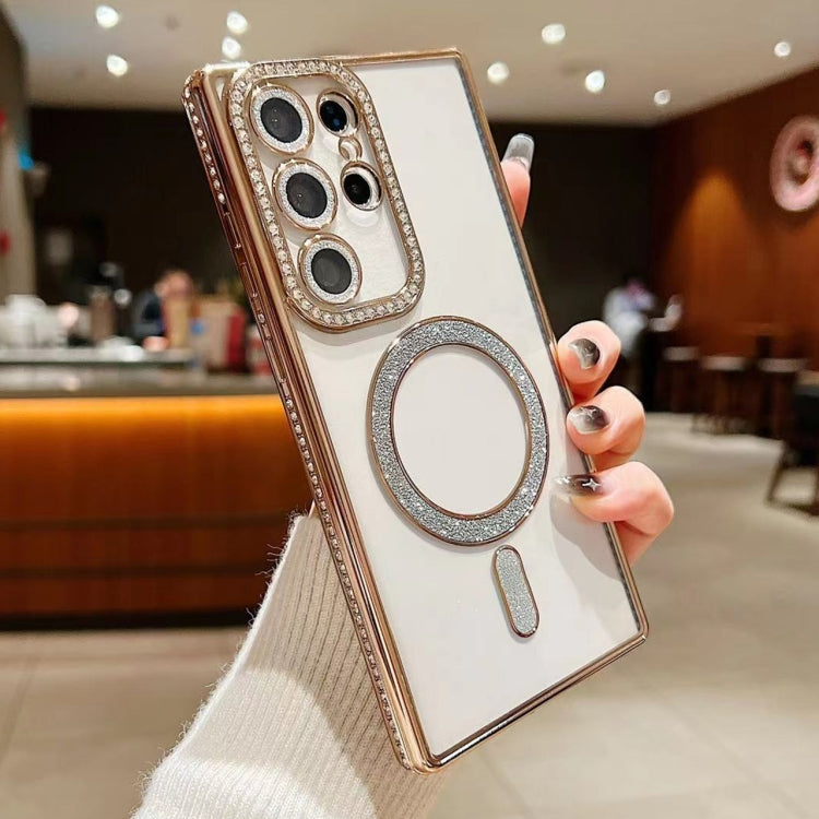 Diamond Gradient Plated MagSafe TPU Phone Case