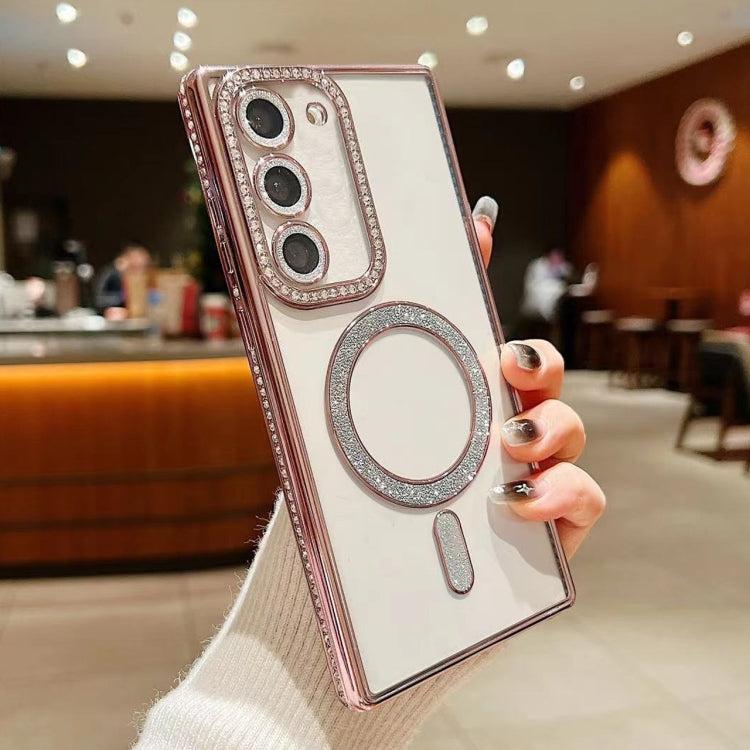 Diamond Gradient Plated MagSafe TPU Phone Case