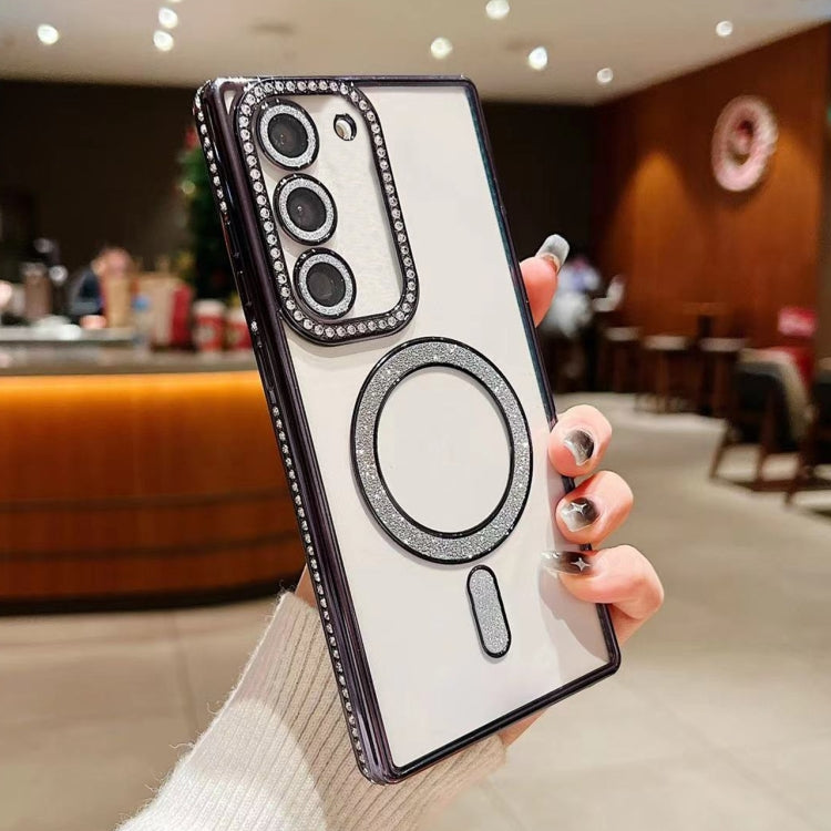 Diamond Gradient Plated MagSafe TPU Phone Case