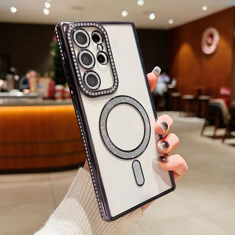 Diamond Gradient Plated MagSafe TPU Phone Case