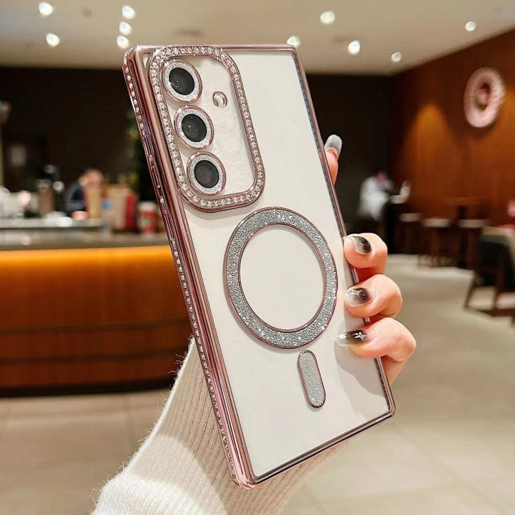 Diamond Gradient Plated MagSafe TPU Phone Case