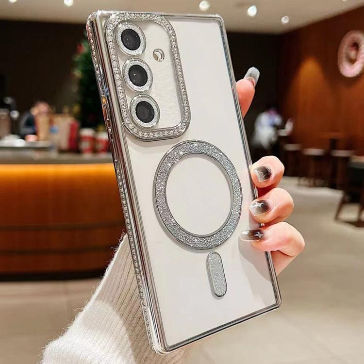 Diamond Gradient Plated MagSafe TPU Phone Case