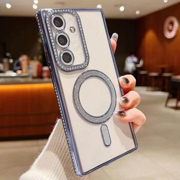 Diamond Gradient Plated MagSafe TPU Phone Case