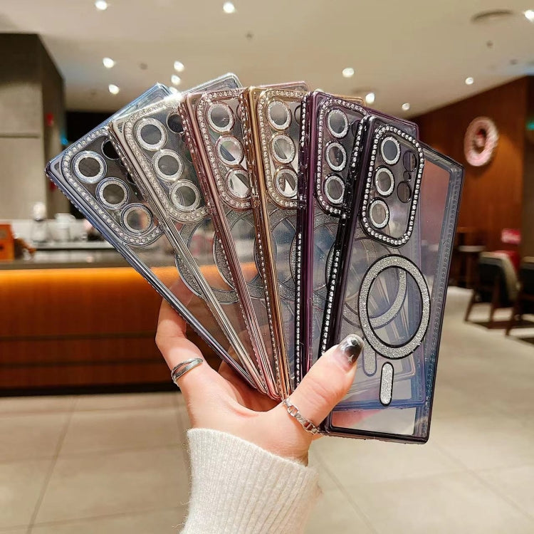 Diamond Gradient Plated MagSafe TPU Phone Case