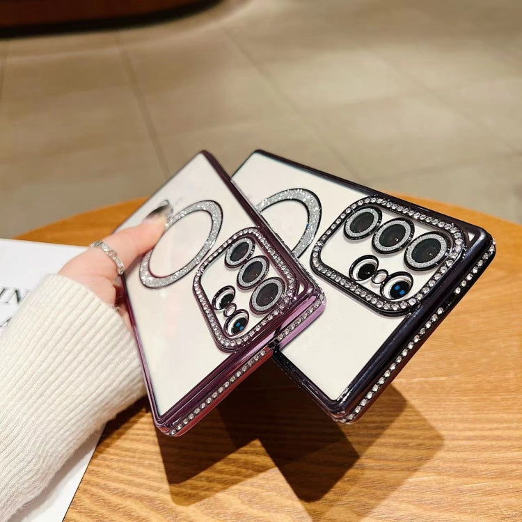 Diamond Gradient Plated MagSafe TPU Phone Case