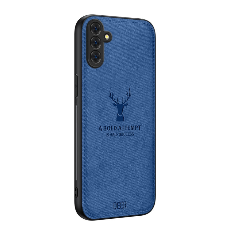 Deer Head Cloth Skin All-inclusive Phone Case