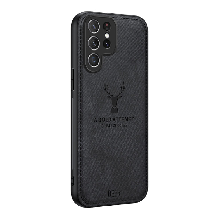 Deer Head Cloth Skin All-inclusive Phone Case