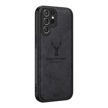 Deer Head Cloth Skin All-inclusive Phone Case