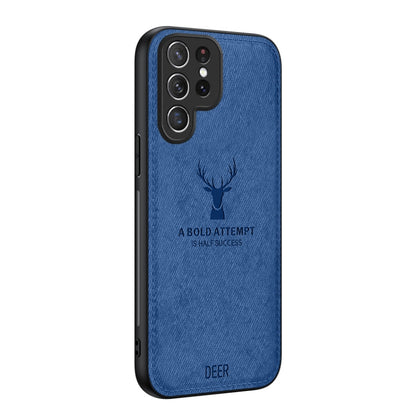 Deer Head Cloth Skin All-inclusive Phone Case