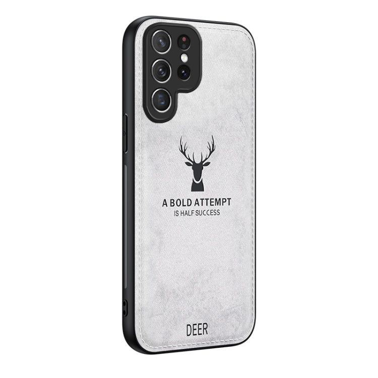 Deer Head Cloth Skin All-inclusive Phone Case