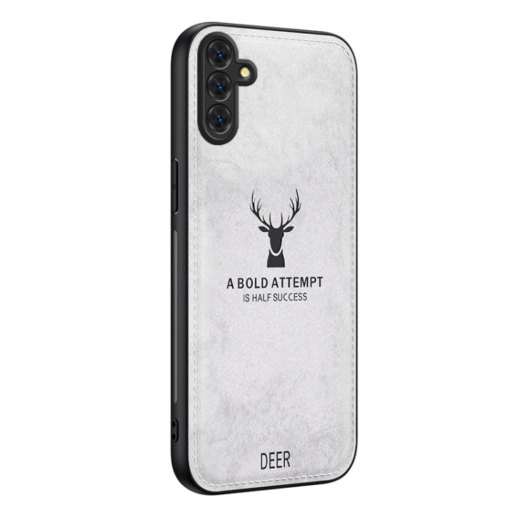 Deer Head Cloth Skin All-inclusive Phone Case