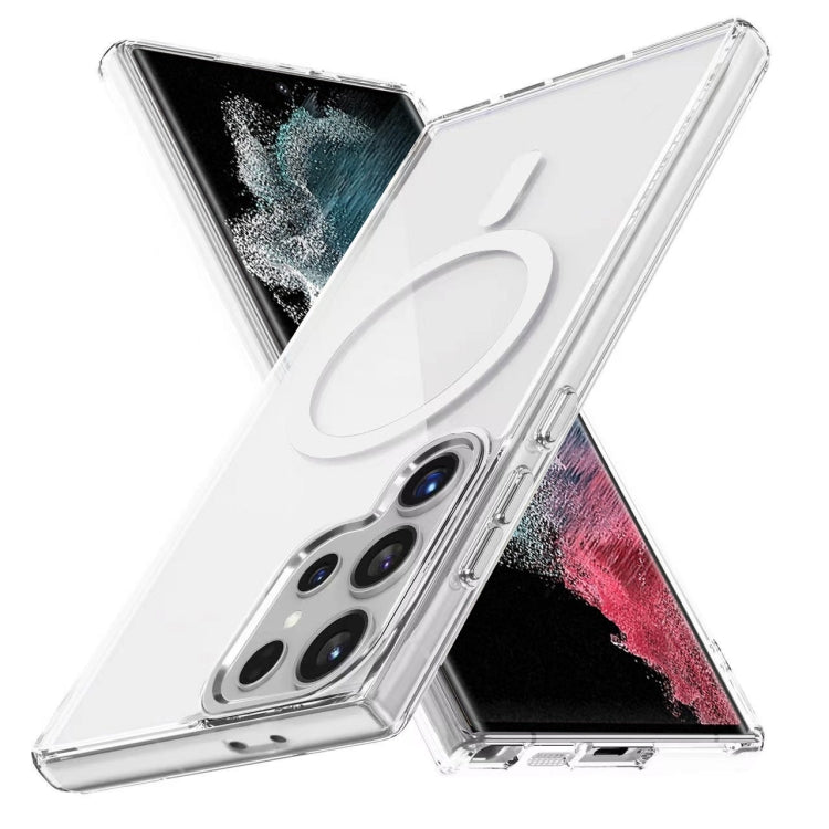 Ice Color Magnetic Series TPU Hybrid Acrylic Magsafe Phone Case