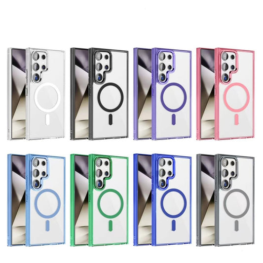 Ice Color Magnetic Series TPU Hybrid Acrylic Magsafe Phone Case