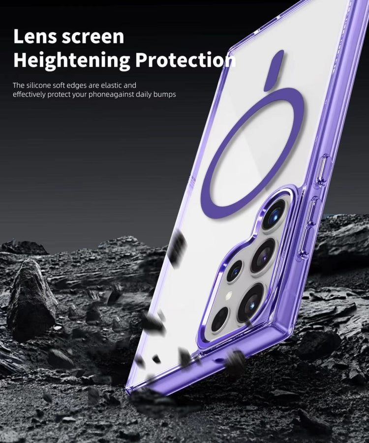 Ice Color Magnetic Series TPU Hybrid Acrylic Magsafe Phone Case