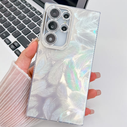 Plating Glitter Texture TPU Phone Case with Lens Film