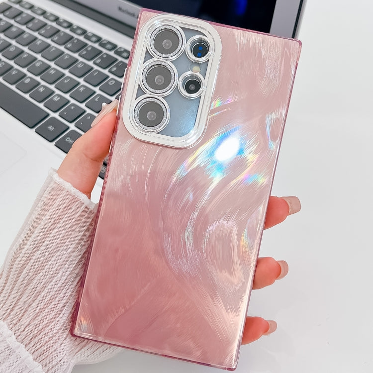 Plating Glitter Texture TPU Phone Case with Lens Film