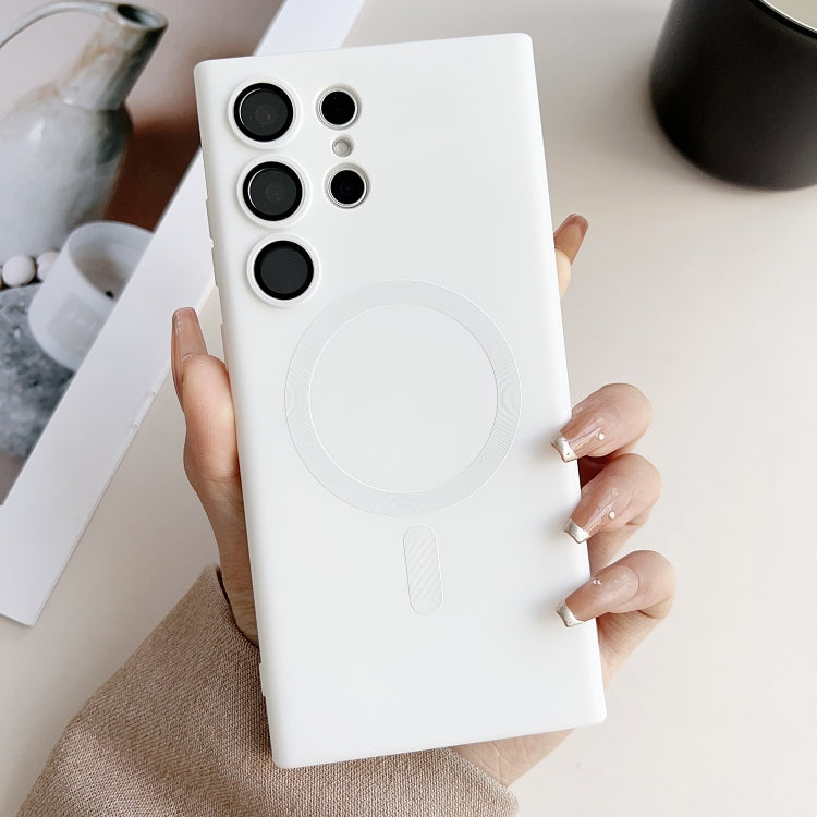 Metallic Paint Magsafe Liquid TPU Phone Case