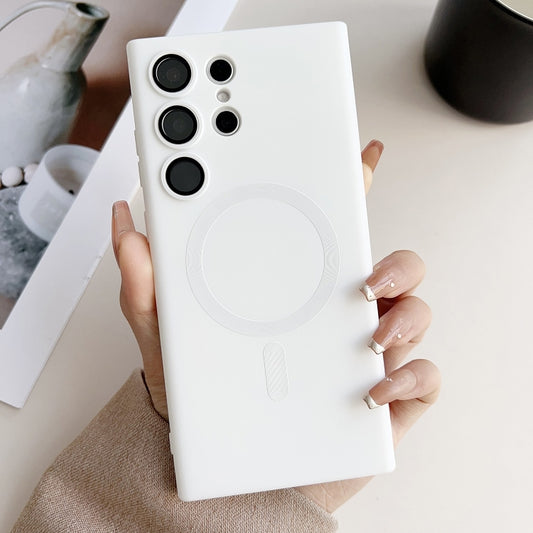 Metallic Paint Magsafe Liquid TPU Phone Case